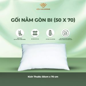 Gối nằm gòn bi (50x70)